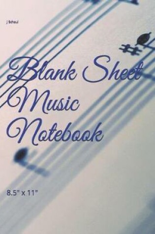 Cover of Blank Sheet Music Notebook