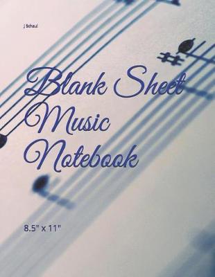 Book cover for Blank Sheet Music Notebook