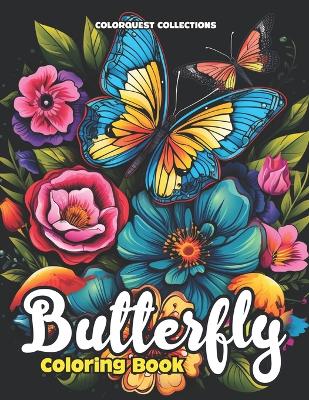 Book cover for Butterfly Coloring Book