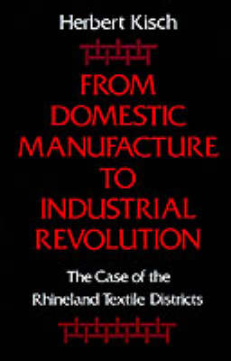 Book cover for From Domestic Manufacture to Industrial Revolution