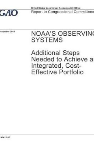 Cover of Noaa's Observing Systems