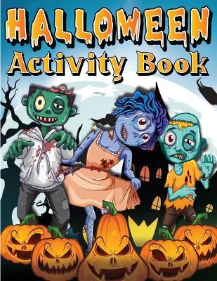 Book cover for Halloween Activity Book For Kids Ages 4-8 6-8