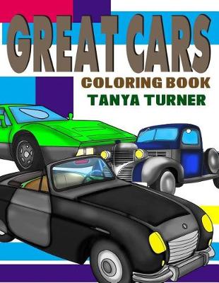 Book cover for Great Cars Coloring Book