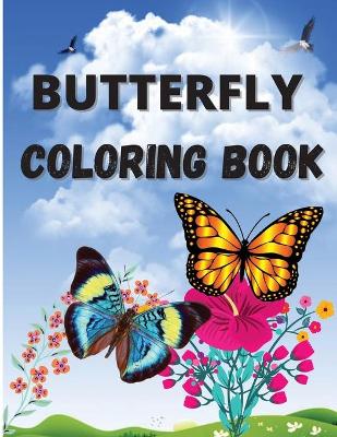 Book cover for Butterfly Coloring Book