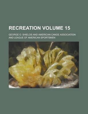 Book cover for Recreation Volume 15