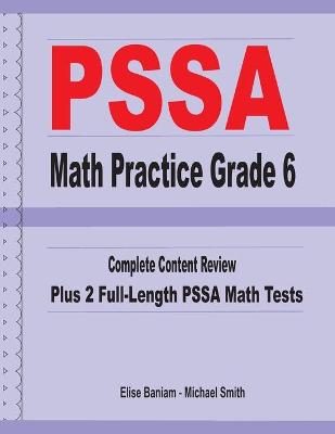 Book cover for PSSA Math Practice Grade 6