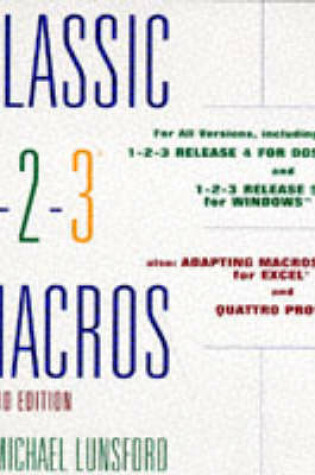 Cover of Classic 1-2-3 Macros