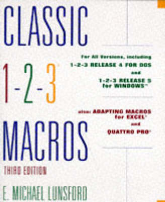 Book cover for Classic 1-2-3 Macros