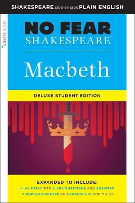 Cover of Macbeth: No Fear Shakespeare Deluxe Student Edition