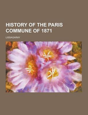 Book cover for History of the Paris Commune of 1871