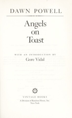 Book cover for Angels on Toast