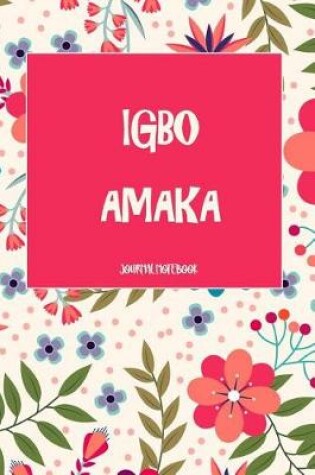 Cover of Igbo Amaka Journal Notebook