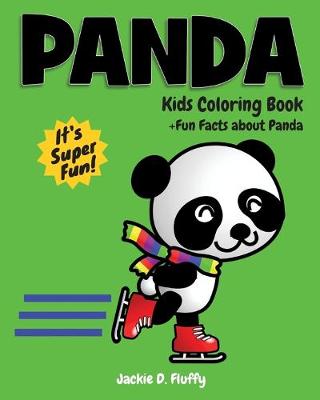 Cover of Panda Kids Coloring Book +Fun Facts about Panda