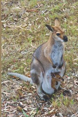 Book cover for Wallaby Blank Lined Notebook Journal