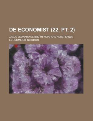 Book cover for de Economist (22, PT. 2)