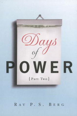 Cover of Days of Power