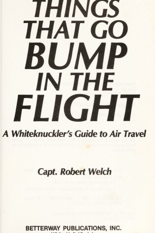 Cover of Things That Go Bump in the Flight