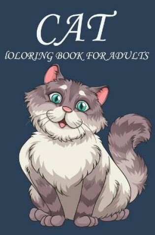 Cover of Cat Coloring Book for Adults