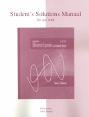 Book cover for Student's Solutions Manual to Accompany Introduction to Differential Equations