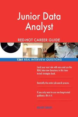 Book cover for Junior Data Analyst Red-Hot Career Guide; 1261 Real Interview Questions