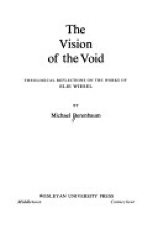 Cover of The Vision of the Void