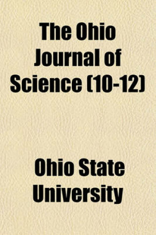 Cover of The Ohio Journal of Science (10-12)