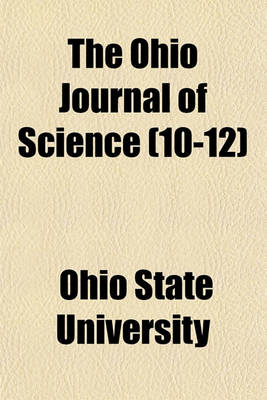 Book cover for The Ohio Journal of Science (10-12)