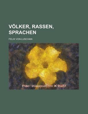 Book cover for Volker, Rassen, Sprachen