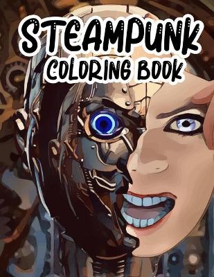 Book cover for Steampunk Coloring Book