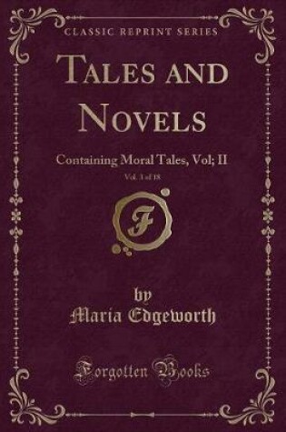 Cover of Tales and Novels, Vol. 3 of 18