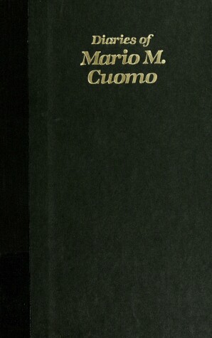 Book cover for Diaries of M. Cuomo