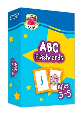 Book cover for New ABC Flashcards for Ages 3-5: perfect for learning the alphabet