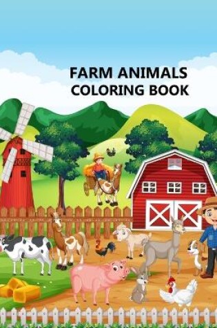 Cover of Farm Animals coloring book