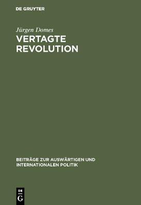 Cover of Vertagte Revolution