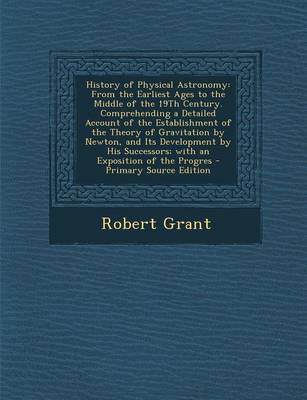 Book cover for History of Physical Astronomy