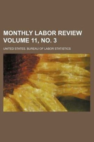 Cover of Monthly Labor Review Volume 11, No. 3