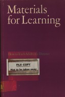 Book cover for Materials for Learning