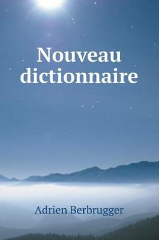 Cover of Nouveau dictionnaire