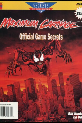 Cover of Maximum Carnage Official Game Secrets