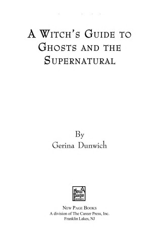Cover of A Witch's Guide to Ghosts and the Supernatural