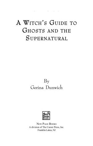 Book cover for A Witch's Guide to Ghosts and the Supernatural