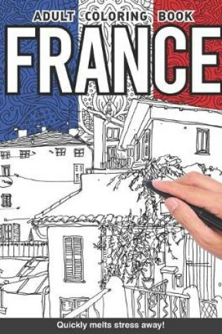 Cover of France Adults Coloring Book