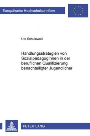 Cover of Handlungsstrategien Von Sozialpaedagoginnen in Der Beruflichen Qualifizierung Benachteiligter Jugendlicher