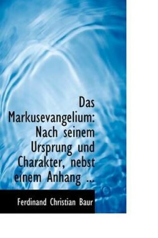 Cover of Das Markusevangelium