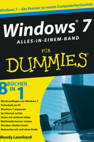 Cover of Windows 7 Fur Dummies, Alles-in-einem-band