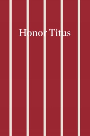 Cover of Honor Titus