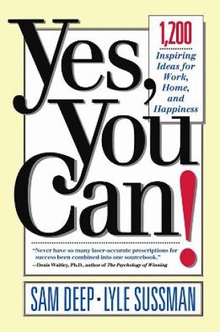 Cover of Yes, You Can