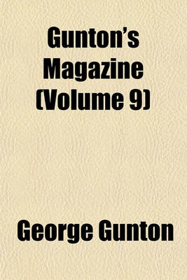 Book cover for Gunton's Magazine (Volume 9)