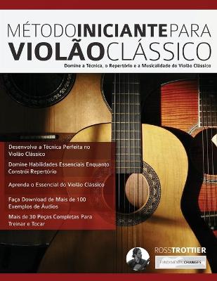 Book cover for Método Iniciante Para Violão Clássico