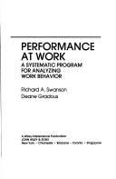 Book cover for Performance at Work